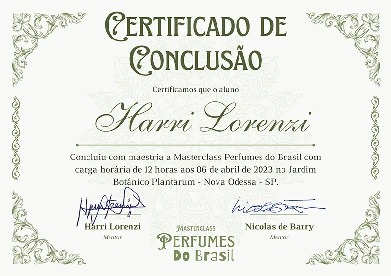 Certificado - Perfumes do Brasil web